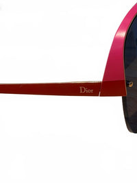 Christian Dior Superbe RMU KU Red Pink Titanium Sunglasses New with Case and COA