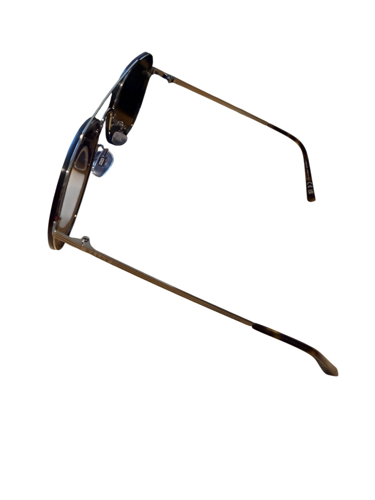 Bally BY0106/H-12E Unisex Black Metal Aviator Sunglasses New