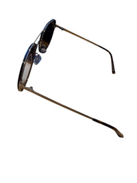 Bally BY0106/H-12E Unisex Black Metal Aviator Sunglasses New