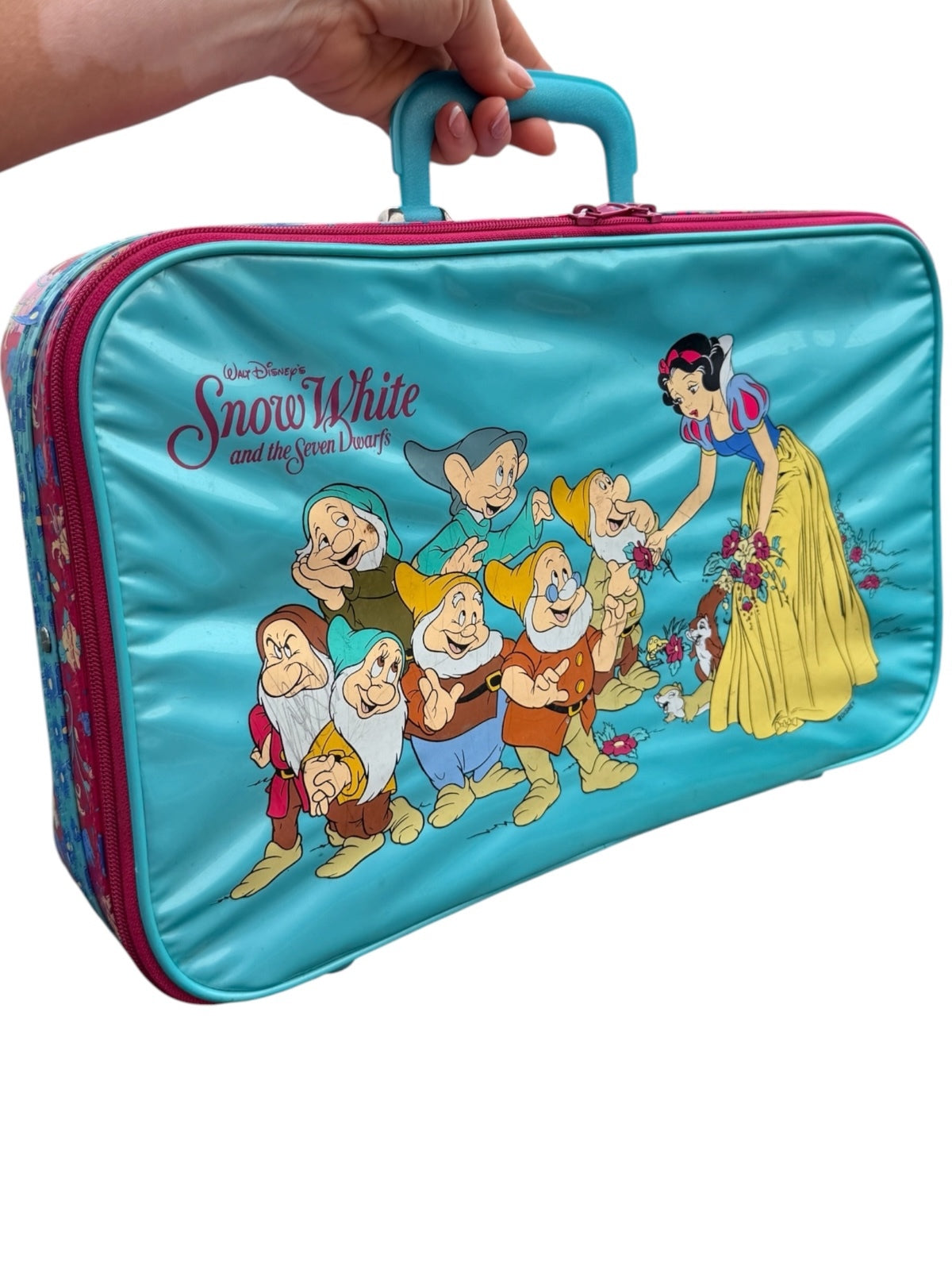 Disney Vintage Snow White and the Seven Dwarfs Hard Case Suitcase