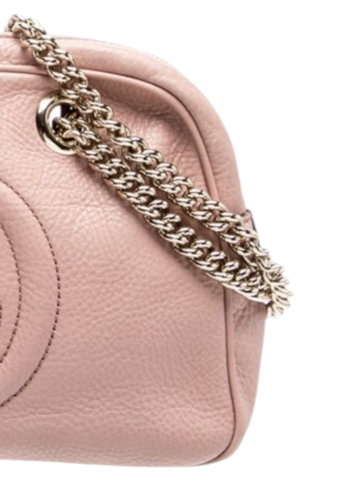 Gucci Soho Disco Pink Leather Crossbody Bag