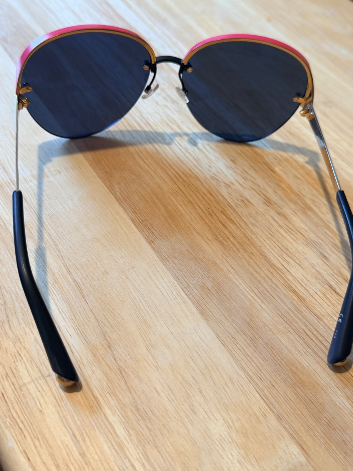 Christian Dior Superbe RMU KU Red Pink Titanium Sunglasses New with Case and COA