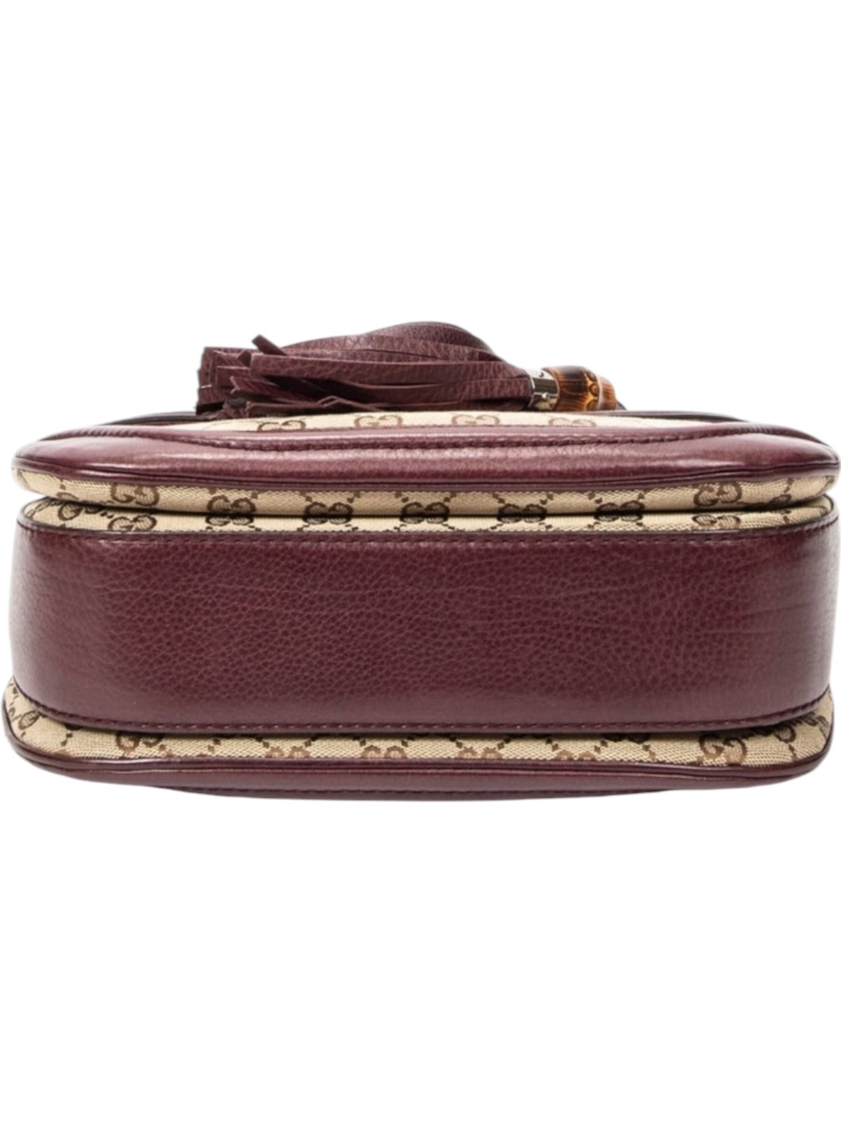 Gucci Bamboo Handle GG Supreme Canvas Shoulder Bag
