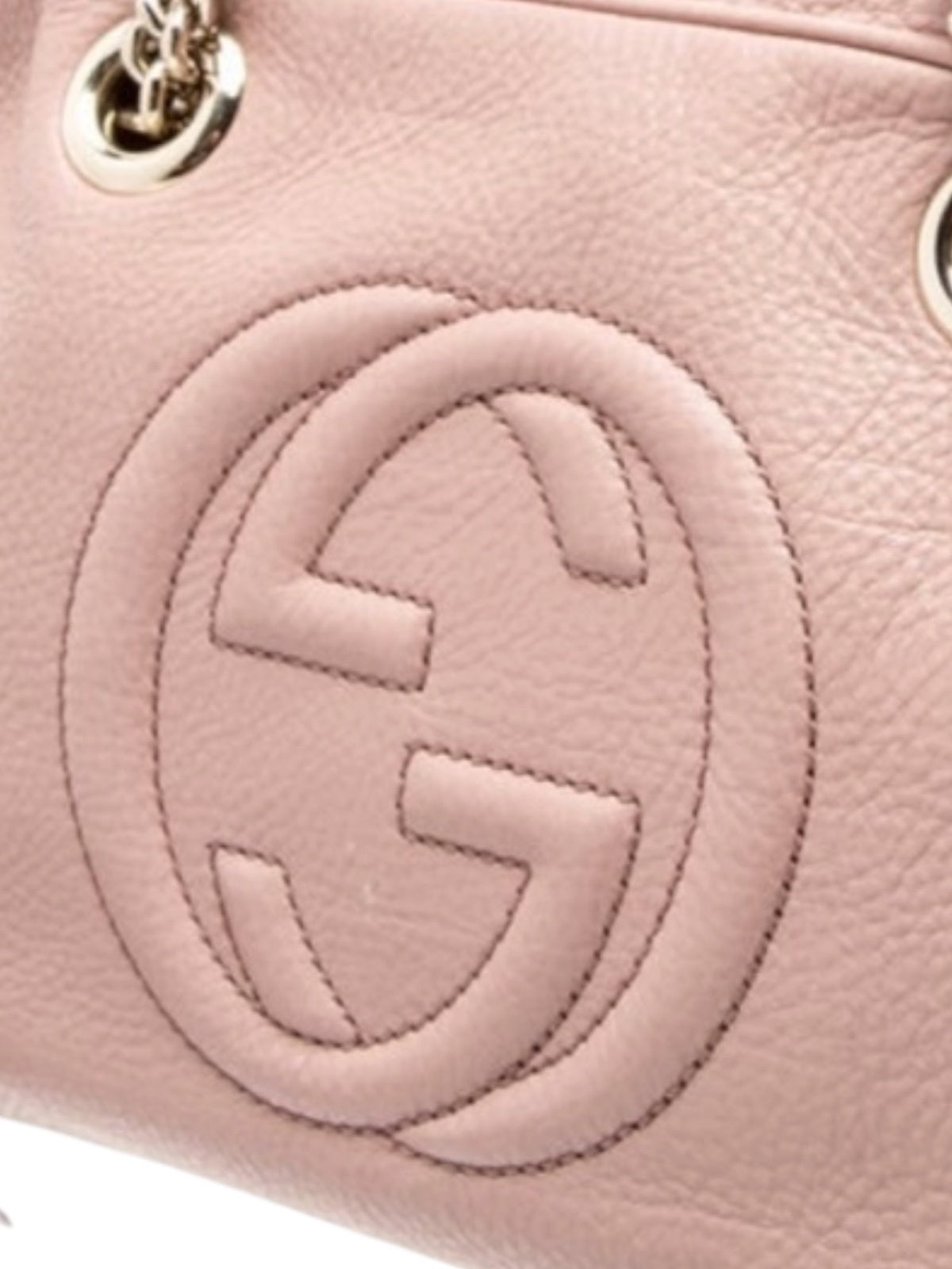 Gucci Soho Disco Pink Leather Crossbody Bag