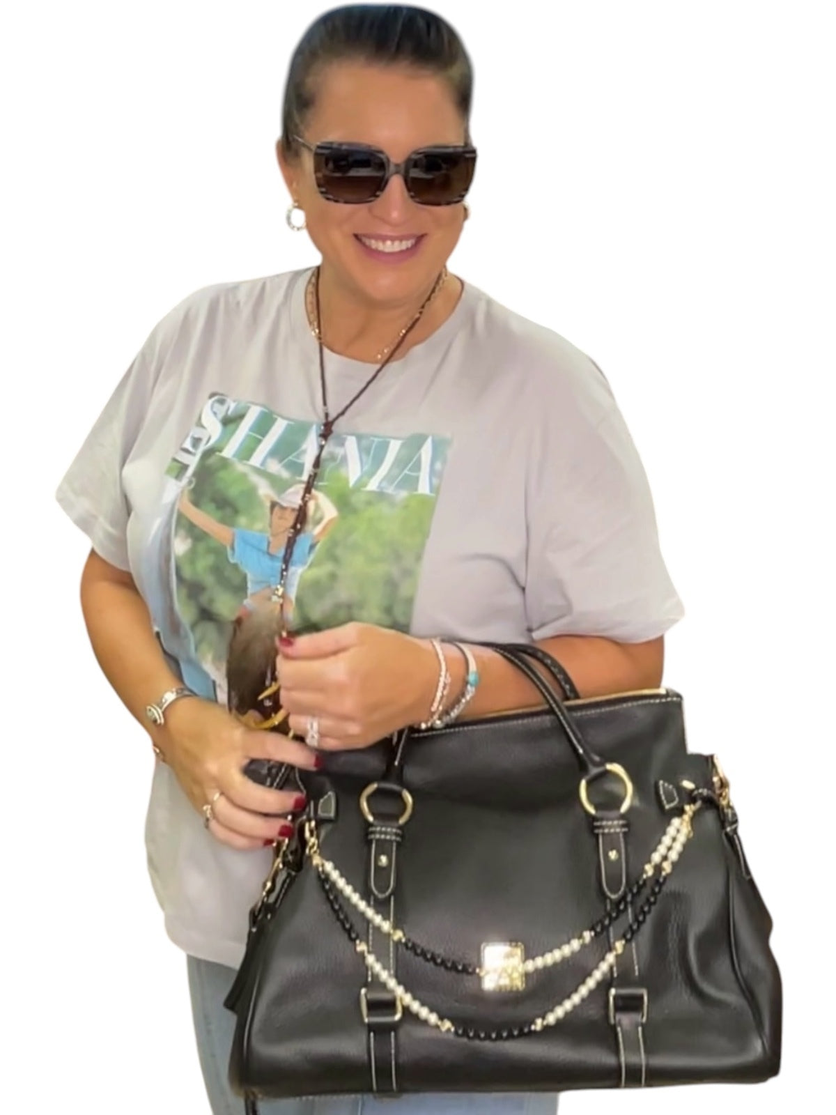 Dooney & Bourke Black Pebbled Leather Satchel