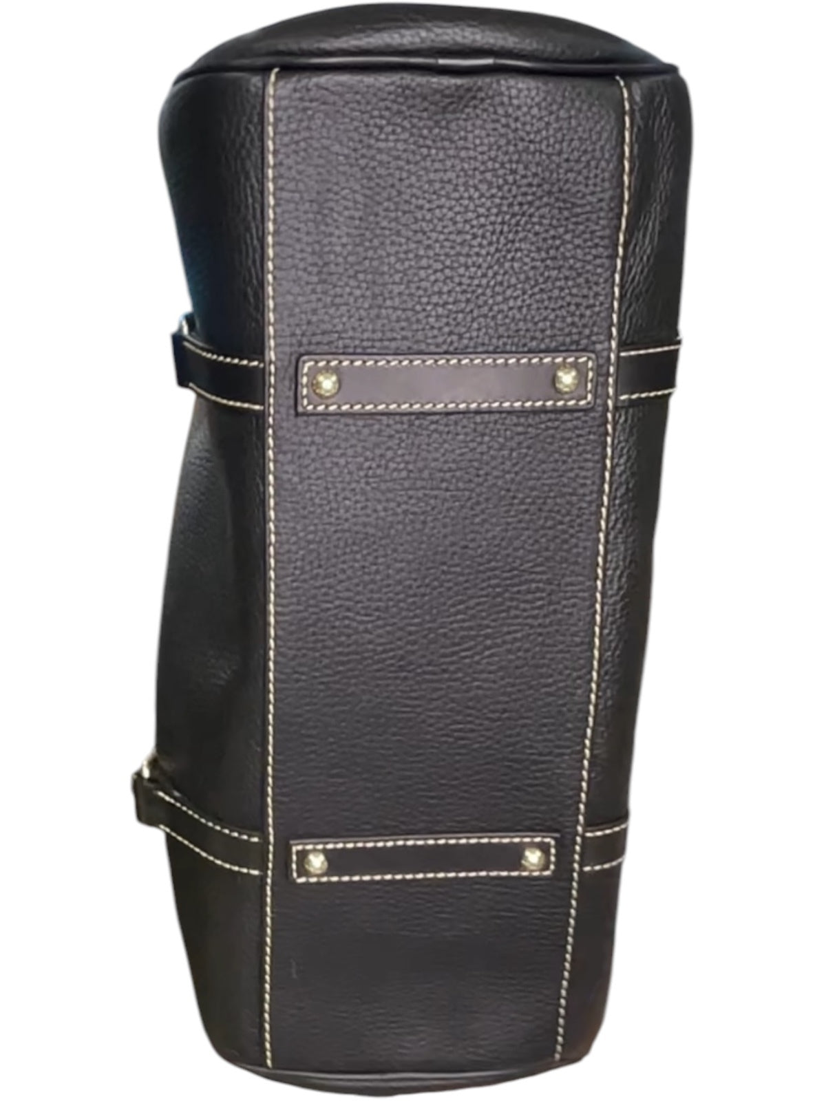 Dooney & Bourke Black Pebbled Leather Satchel