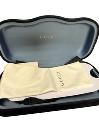Gucci Black Cat Eye Sunglasses with Case and Cloth