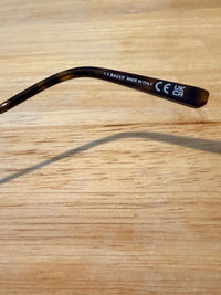 Bally BY0106/H-12E Unisex Black Metal Aviator Sunglasses New