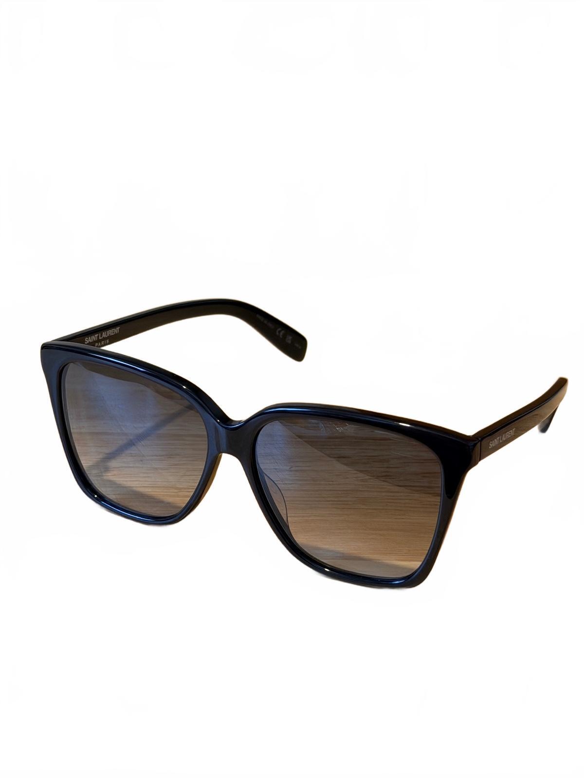 Saint Laurent SL175 Black Oversized Square Sunglasses New with Case
