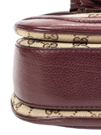Gucci Bamboo Handle GG Supreme Canvas Shoulder Bag