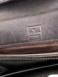 Vintage Fendi Zucca FF Monogram Canvas Wallet Brown