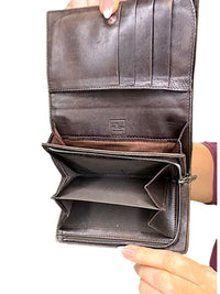 Vintage Fendi Zucca FF Monogram Canvas Wallet Brown