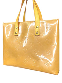 Louis Vuitton Gold Vernis Patent Leather Monogram Tote Bag