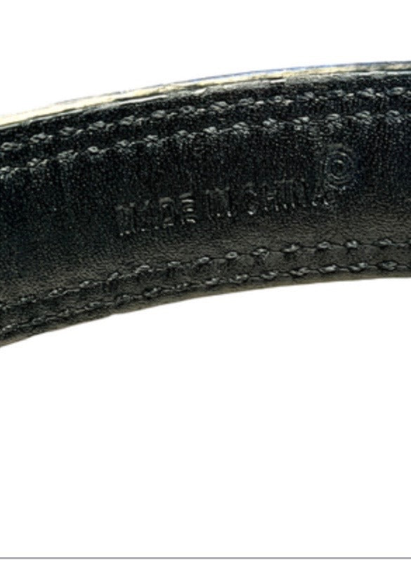 Coach Rare Black Signature Jacquard Authentic Dog Collar and Leash Set