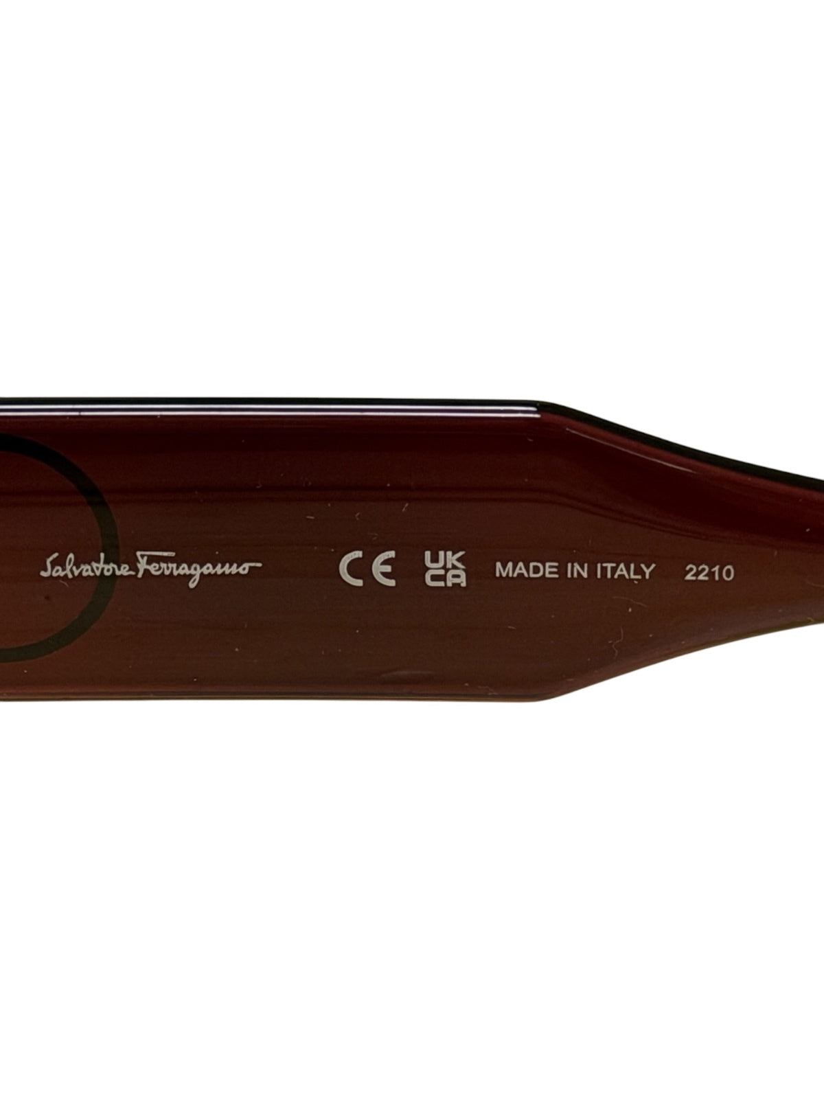 Ferragamo Brown Gradient Lens Sunglasses with Gold Logo Detail