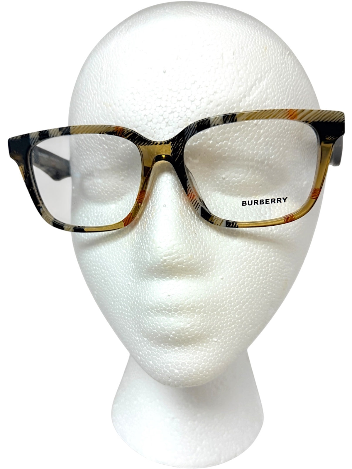 Burberry B2425-D 4146 Plaid Square Glasses Eyeglasses Frames 54-16-145 New