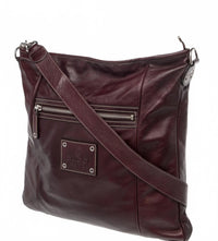 Gucci Vintage Burgundy Leather Crossbody Bag