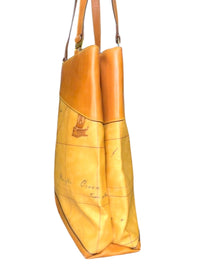Alviero Martini 1A Classe Geo Classic Leather Tote Bag