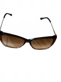 Jimmy Choo Brown Gradient Cat Eye Sunglasses with Crystal Detail