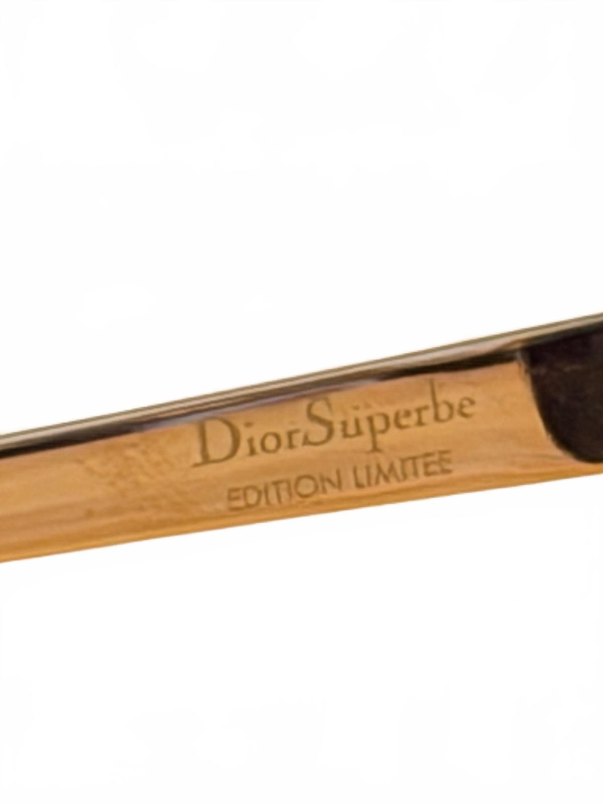 Christian Dior Superbe RMU KU Red Pink Titanium Sunglasses New with Case and COA