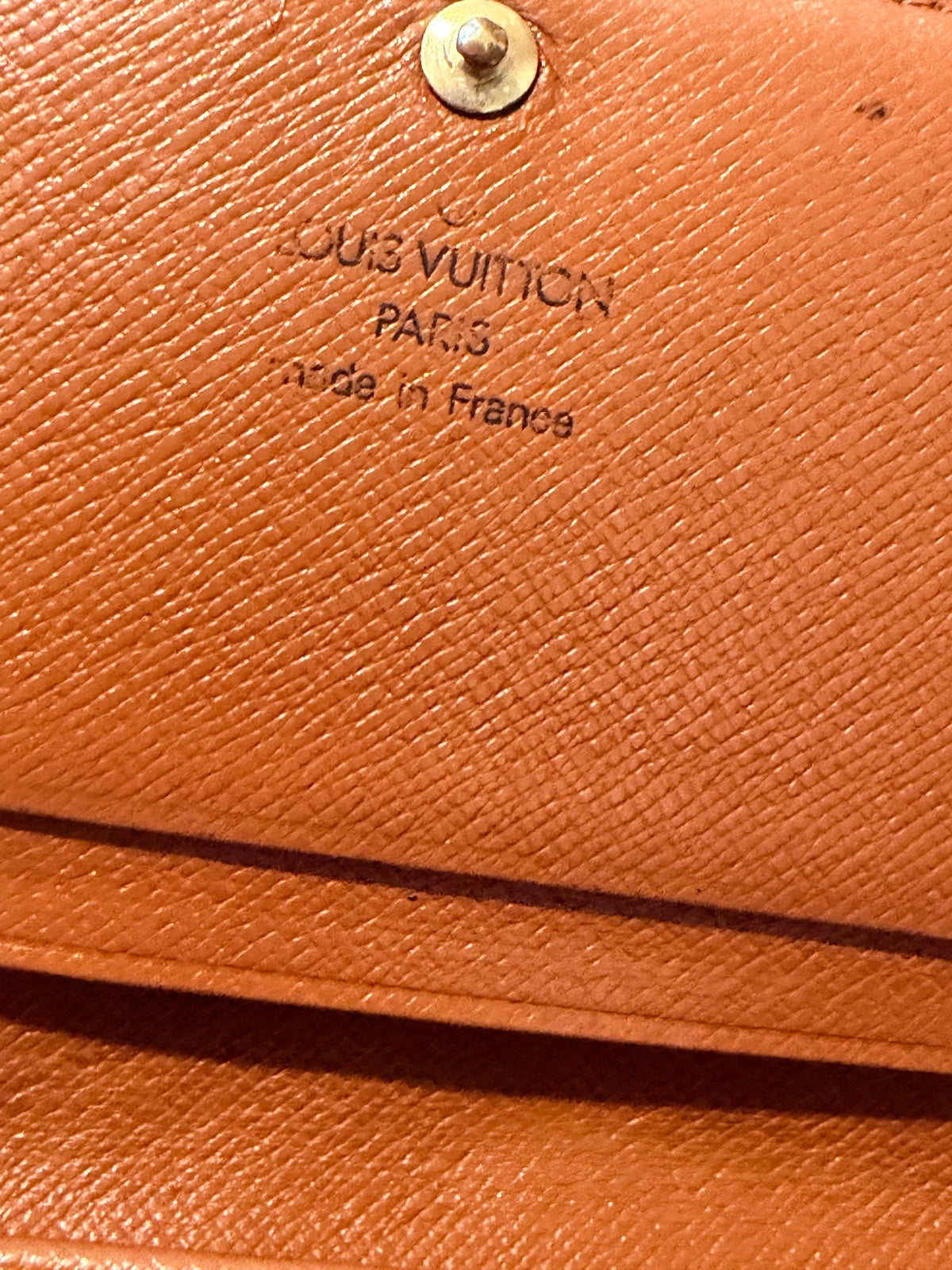 Louis Vuitton Monogram Canvas Wallet Made in France