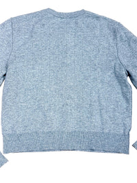 Free People Light Blue Green Knit Button-Up Cardigan Sweater