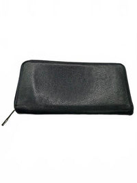 Louis Vuitton Taiga Black Leather Zippy Wallet Vertical Long Organizer