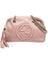 Gucci Soho Disco Pink Leather Crossbody Bag