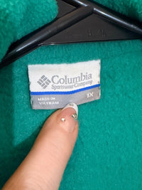 Columbia Teal Full-Zip Fleece Jacket 1X