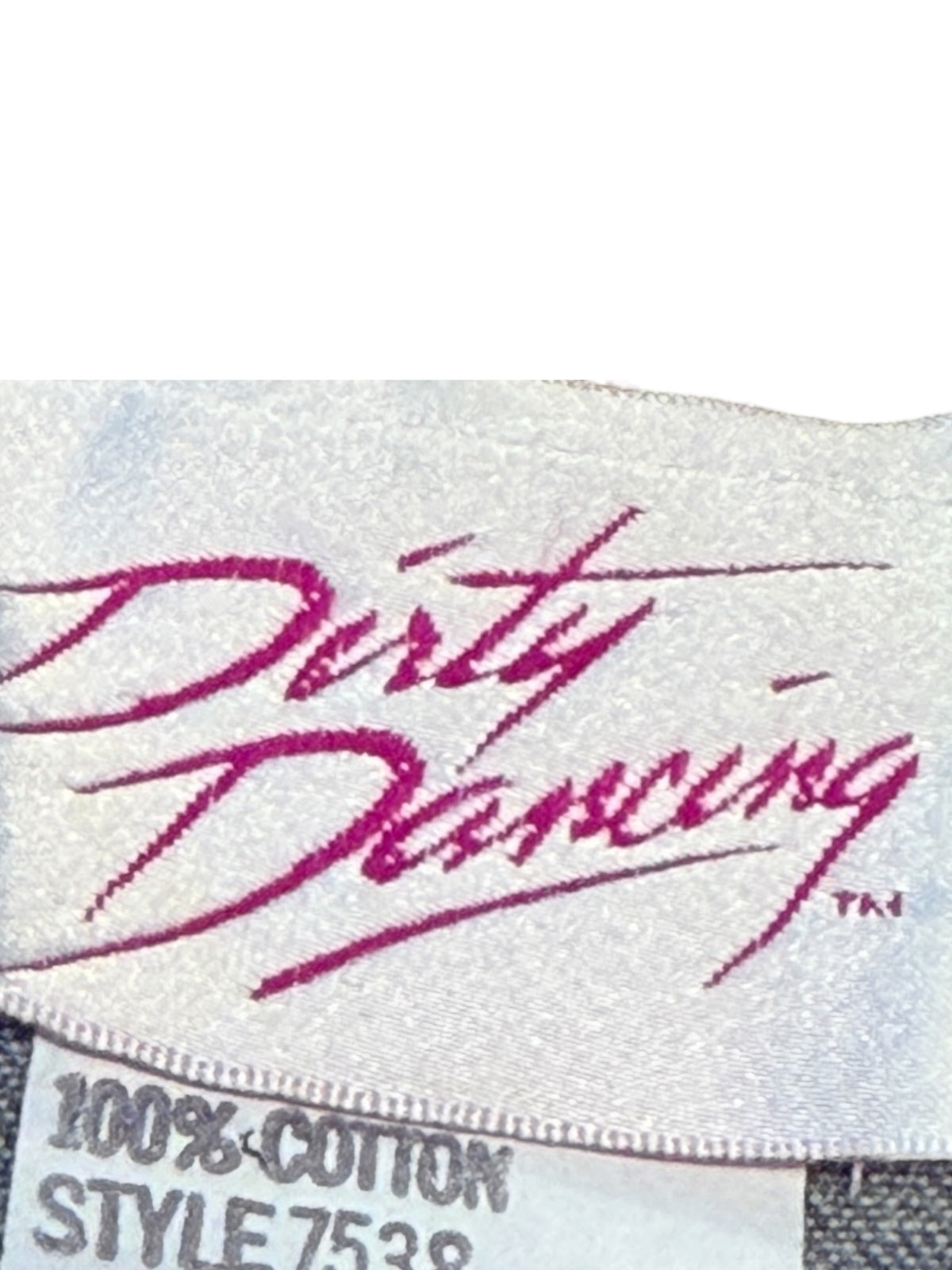 Vintage 80s Dirty Dancing Acid Wash Denim Crop Top Jeweled Buttons Size Large