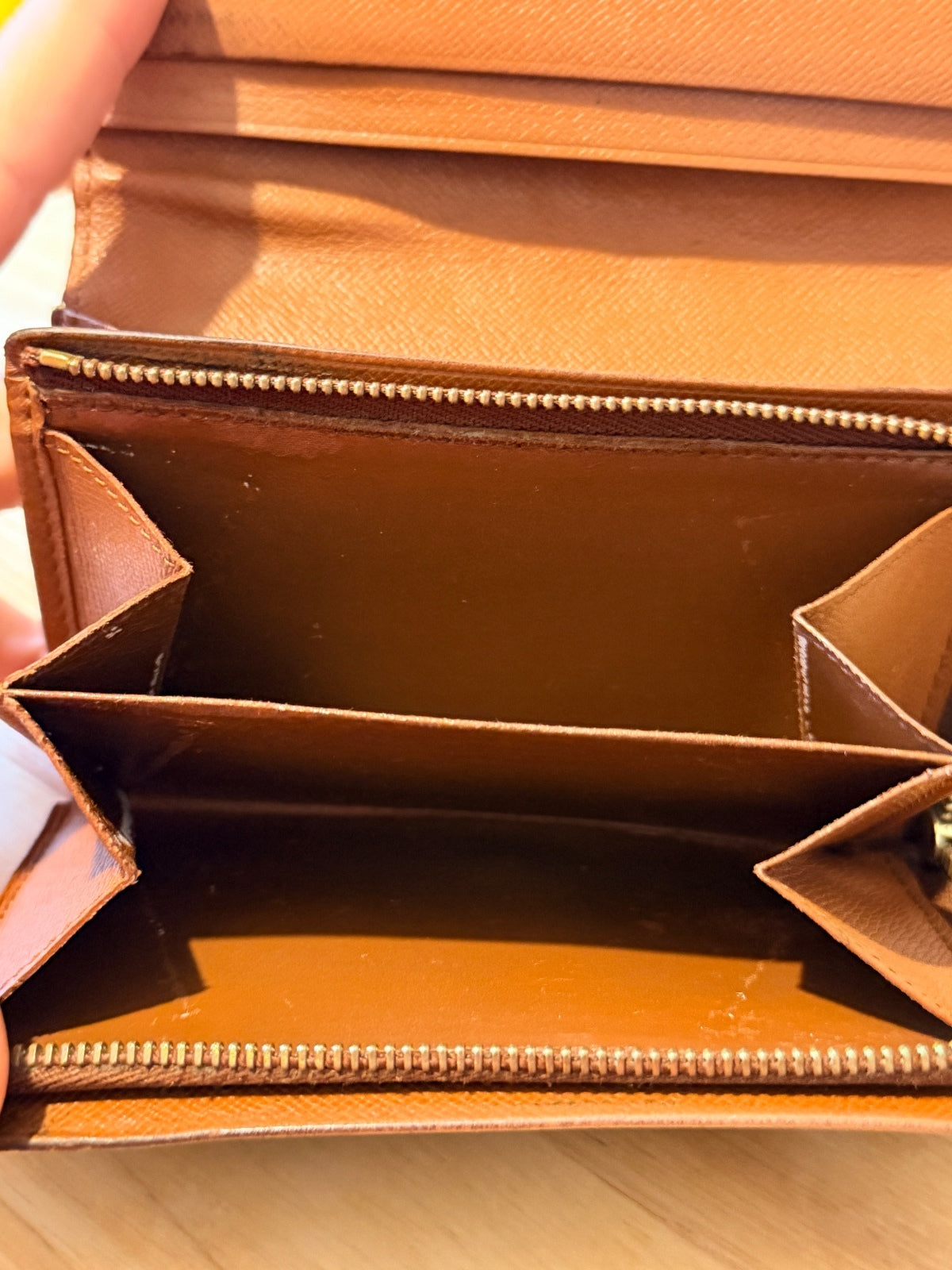 Louis Vuitton Monogram Canvas Wallet Made in France