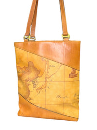 Alviero Martini 1A Classe Geo Classic Leather Tote Bag