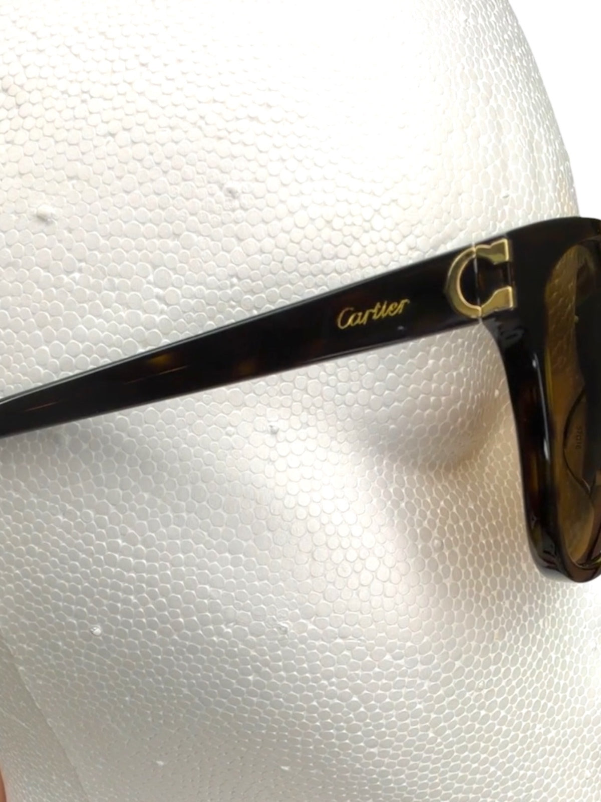 Cartier Tortoiseshell Sunglasses Full Inclusion