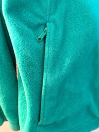 Columbia Teal Full-Zip Fleece Jacket 1X