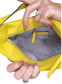Marc Jacobs Yellow Leather Shoulder Bag with Chain Strap