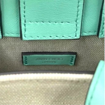 Jimmy Choo Mini Tote Crossbody – Antique Jade NWT full inclusion