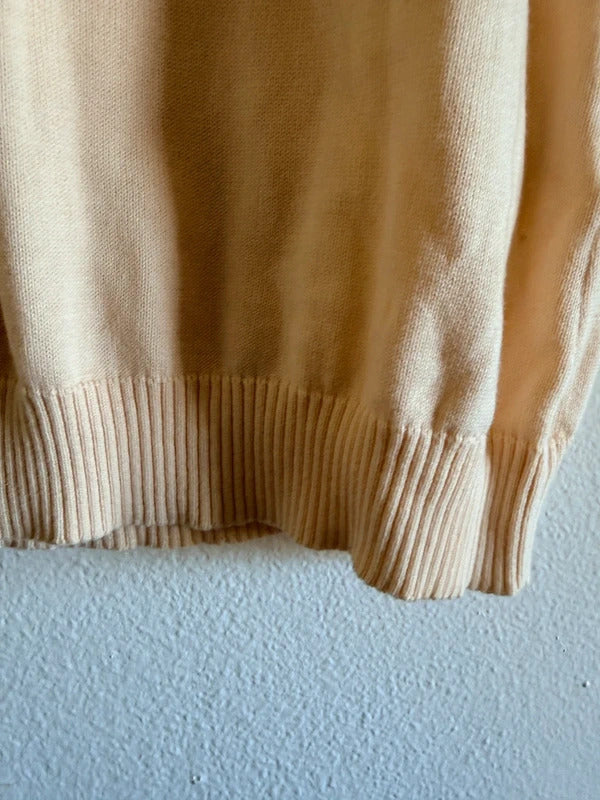 Classic Blues Cream Striped Cotton Sweater Vest XL SKUO
