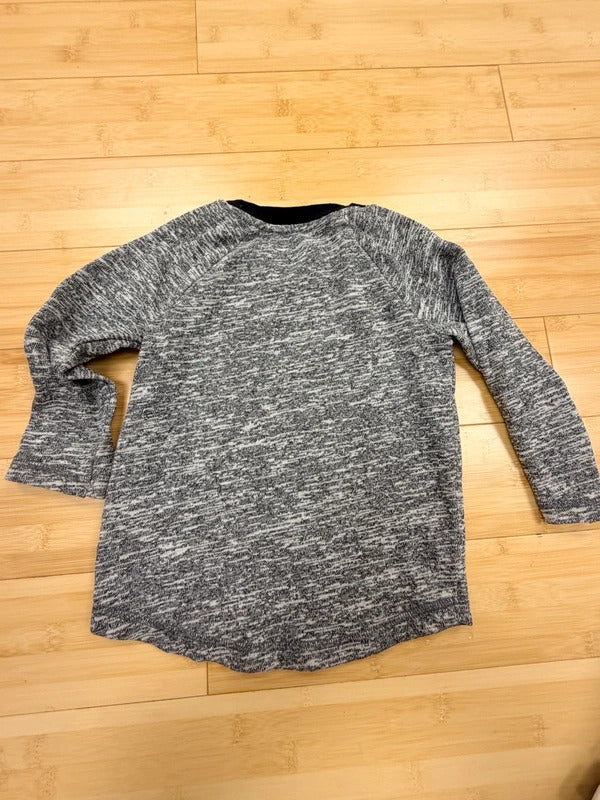 Wrangler Baby Boys Jeans & Cat & Jack Gray Long Sleeve Sweatshirt Outfit 2T