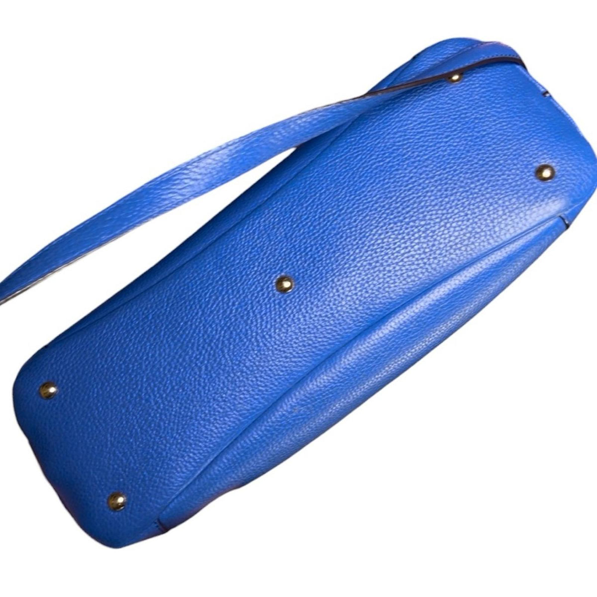 MCM Blue Leather Handbag
