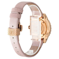 Roberto Cavalli Classic Quartz Rose Gold Watch with Pink Leather Strap