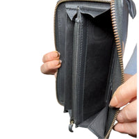 Gucci GG Supreme Tri Print Zip-Around Wallet Gold Black