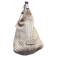 Coach Tan Perforated Tote Bag