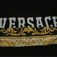 Versace Black and Gold Zip up Jacket
