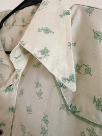 Vintage Western Pearl Snap Shirt Size 16 Large Sku1056