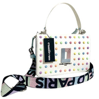 Karl Lagerfeld Paris Simone Flap Crossbody Leather Shoulder Bag