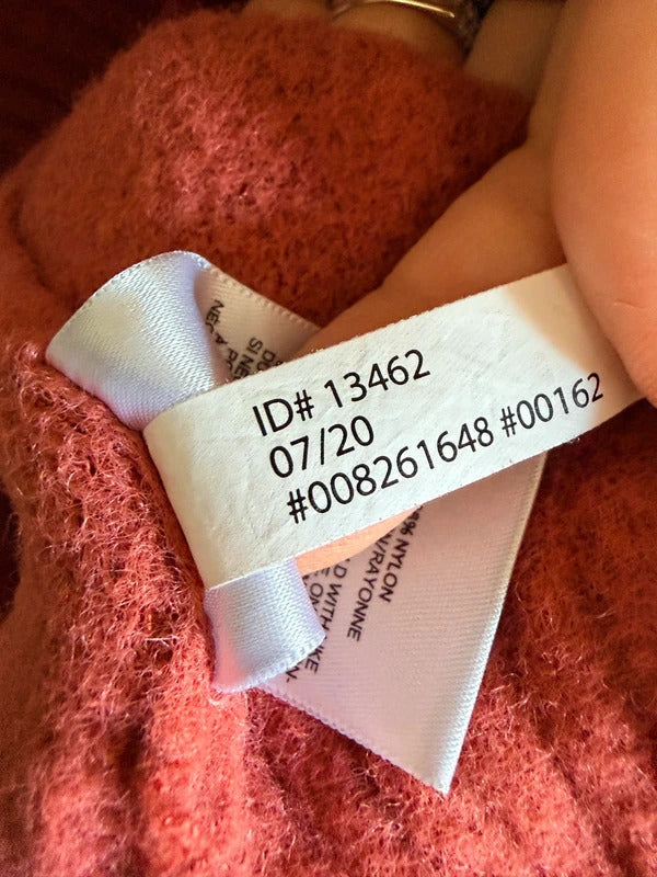 Express Coral Pink Hooded Sweater XL SKUO