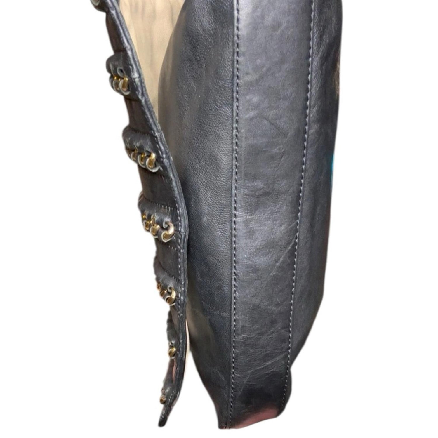 Tory Burch Black Crossbody Bag with Gold Chain Accents