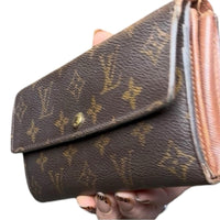 Louis Vuitton Sarah Wallet Monogram Canvas Brown w/Box & COA