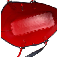 Christian Louboutin Cabata East West Tote Leather Large Navy Blue with Pouch