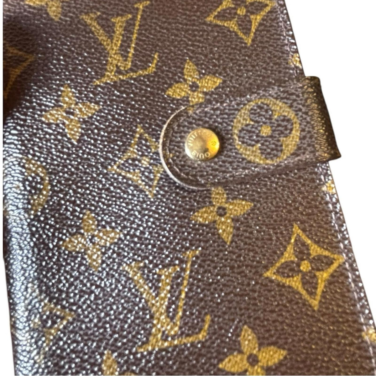 Louis Vuitton Porte-Papier Zippé Monogram Wallet Brown